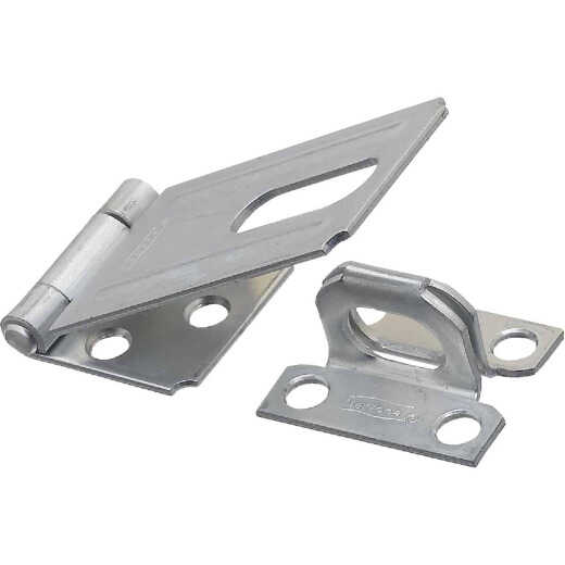 National 3-1/4 In. Zinc Non-Swivel Safety Hasp